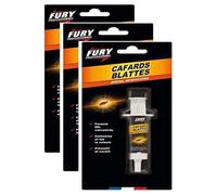 Fury Lot de 3 Seringues 10g Gel Anti Cafards et Blattes