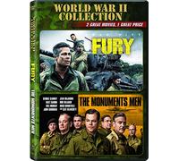 Fury / Monuments Men [Dvd] 2 Pack, Ac-3/Dolby Digital, Dolby, Dubbed, Subtitl