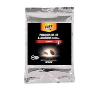 FURY- Plaquette Punaises de lit & acariens- Efficacité 3 mois- Action préventive et curative- Recyclable- Sans odeur- 34Gr- Fabrication Française