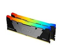 Kingston Mémoire RAM DDR4 FURY Renegade RGB Kit 16 Go (2 x 8 Go) 4000 MT/s CL19 DIMM 288 broches Noir
