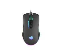FURY Scrapperr Souris Gaming USB 6400 DPI 7 Boutons Optique Rétroéclairage RGB Légère avec Logiciel Noir