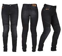 Furygan 6325-1 Jean Lady Purdey Black 38 Pants, Noir, (28W) UK pour Femmes