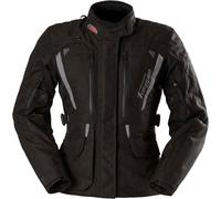 Furygan Apalaches Evo Veste textile de moto pour femmes, noir-gris, taille M