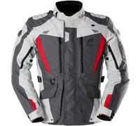 Furygan Apalaches Evo, veste textile imperméable XL Gris/Gris Clair/Rouge Gris/Gris Clair/Rouge