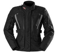 Furygan Apalaches Lady Evo - Veste Moto Homme Toutes Saisons - Imperméable, Respirante - Protections D3O - Doublure Thermique Amovible - 12 Poches, Noir-Gris, XL Women's