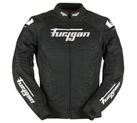 Furygan Atom Vented Evo, veste en textile L Noir/Blanc Noir/Blanc
