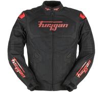 Furygan Atom Vented Evo Veste textile de moto perforée, noir-rouge, taille 2XL pour homme