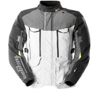 Furygan Challenger 3C Primaloft, veste textile imperméable 4XL Gris/Blanc/Jaune Néon Gris/Blanc/Jaune Néon
