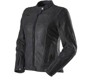 Furygan Elena, veste en cuir pour femmes XL Noir Noir