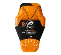 Furygan D3O Full Back Fury Evo, insert de protection dorsale Niv 8 Orange Orange