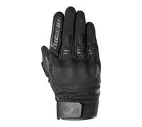 Furygan Gants de moto homme Jet D3O Evo – Paume 100% cuir, respirant léger, tactiles – Noir