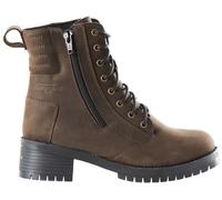 Furygan Bottes moto Janis D3O – cuir de vachette, imperméables et respirantes – Marron 38 Femme