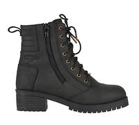 Furygan Bottes moto femme Janis – D3O, cuir de vachette, imperméables et respirantes – Noir 39/37