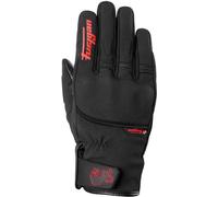 Furygan Jet All Season D3O Evo Gants de moto, noir/rouge, Taille 2XL