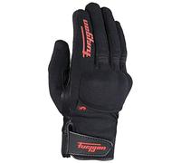 Furygan Jet All Season D3O, gants imperméables L Noir/Rouge Noir/Rouge