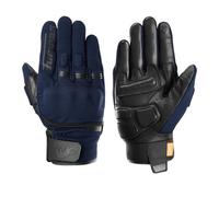 Furygan Jet D3O Evo - Gants de Moto Homme - Paume 100% Cuir - Confort - Gants d'été - Respirant & Léger - Compatibles écrans - Touch Screen