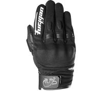 Furygan Jet D3O Evo - Gants de Moto Homme - Paume 100% Cuir - Confort - Gants d'été - Respirant & Léger - Compatibles écrans - Touch Screen, Noir-Blanc