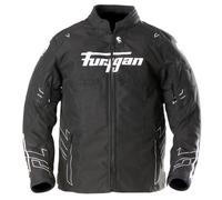 Furygan Neon Kid veste textile de moto pour enfants imperméable, noir, Taille 12 ans