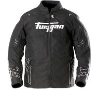 Furygan Neon, veste textile imperméable enfants 10 Noir/Blanc Noir/Blanc