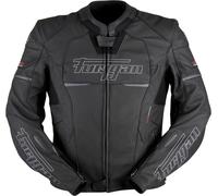 Furygan Nitros, veste en cuir 3XL Noir/Blanc Noir/Blanc