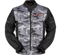 Furygan Riley Camo, veste textile S Noir/Gris Noir/Gris