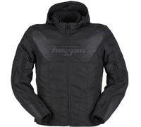 Furygan Shard Veste textile de moto imperméable, noir, Taille XL