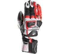 Furygan Styg20 Built With Kevlar® Gants de moto, noir-blanc-rouge, taille M pour homme