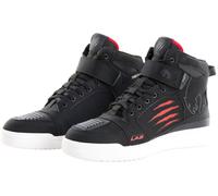 Furygan Tarmac D3O, chaussures imperméables 42 EU Noir/Blanc/Rouge Noir/Blanc/Rouge