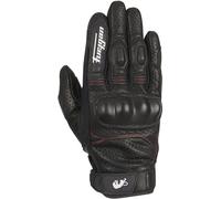 Furygan Gants de moto TD21 Homme – Paume 100% cuir perforé, D3O, été – Noir