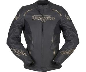 Furygan Trinity Veste en cuir de moto pour dames, noir, Taille M