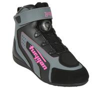 Furygan V4 Easy D3O, chaussures imperméables pour femmes 37 EU Noir/Gris/Fuchsia Noir/Gris/Fuchsia