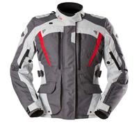 Furygan Veste moto Apalaches Evo – Imperméable, respirante, protections D3O – Gris 2XL Femme