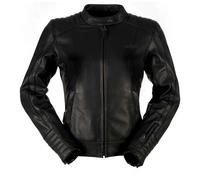 Furygan Shana Veste en cuir de moto, noir, Taille XL