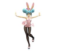 Statuette Hatsune Miku BiCute Bunnies Wink Pearl Pink Color Ver. Rose 30 cm PVC Collection