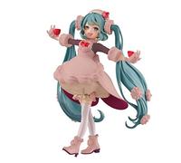 Furyu Miku AMU-SHP0553 Série SweetSweets Statue PVC Fraise Chocolat Court 17 cm Multicolore