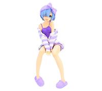 Figurine de collection FuRyu ReZero Noodle Stopper Rem Room Wear Purple Color Ver. Violet 14 cm