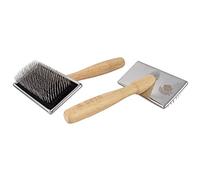 Furzone Slicker Brosse pour Chiens Épingle Dure Animaux de Compagnie Toilettage - Outil de toilettage pour chiens avec peigne pour l'épilation, la perte de poils et le sous-poil - Taille L