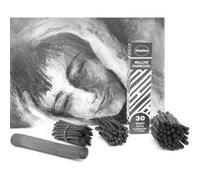 Fusains - Gros buisson Ø 10 mm - 3 bâtons Noir G