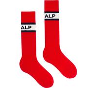 Fusalp - Chaussettes de ski - Piste Pro Racing/Marin/Neige - Taille S - Rouge Rouge S