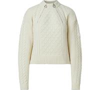 Fusalp - Pull en laine de mérinos - Aslaug Neige en Laine - Taille M - Blanc Blanc M