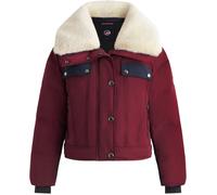 Fusalp - Veste de ski imperméable et isolante - Lakki Acajou/Marin/Neige pour Femme en Softshell - Taille 38 - Bordeaux Bordeaux 38