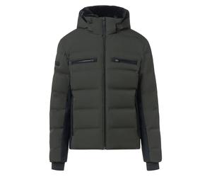 Fusalp - Veste de ski matelassée chaude - Berlioz Army Noir pour Homme - Taille 48 FR Noir 48 FR