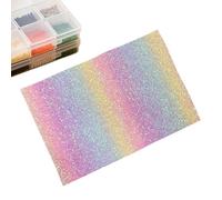 Fuse Bead Tapis à repasser - Tapis réutilisable résistant à la chaleur | Feuille à repasser arc-en- à paillettes | Pour adultes, débutants, maison, bureau, , salle de classe, établi, fête
