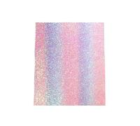 Fuse Bead Tapis de repassage dégradé arc-en- avec paillettes | Fusible Perles Accessoires Outil pour Bureau Maison Transfert Établi Salle de nfants Adultes