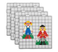 Fuse Beads Pegboards - Reusable Heat-Resistant Bead Plate, Melting Beads Mat Picking Tool, Molten Bead Splicing Base Plate For Pattern Making Beading, Art Projects, Kids, Adults, Beginners, Art Work