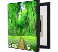 Fuse Box Cover, Electric Meter Box Decorative Painting Hide Paintings Wall Decoration Power Box Cover Switch Box Canvas Poster Paintings(Size:35x45cm,Color:I)(A,60x80cm)