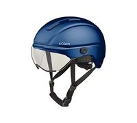Cairn Casque vélo Fuse Visor Urban – Visière – Bleu Mat Metallic Navy – Taille L