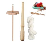 Fuseaux à Filer pour Laine Légère,Fuseau à Filage Haut Volant pour Débutants - Outils de, Accessoires Tricot et Crochet pour Tissage et Artisanat