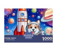 Fusée 1000 pièces Puzzle Space Universe Puzzles pour Adultes et Enfants Âge 12 Ans Défiant Coloré 100% Carton recyclé