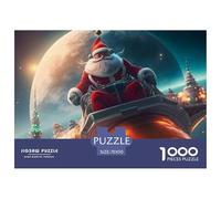 Fusée 1000 pièces Puzzles pour Adultes Space Universe Amusant, défiant et Stimulant pour l'esprit Puzzle pour Adultes - Découvrir Le Puzzle 100% Carton recyclé Jeux éducatifs Puzzle 70x50cm/1000pcs